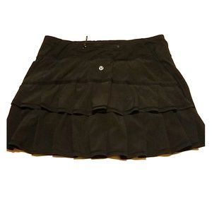 Black Lululemon Pacesetter Skirt